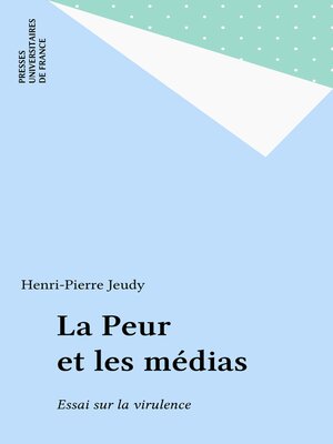 cover image of La Peur et les médias